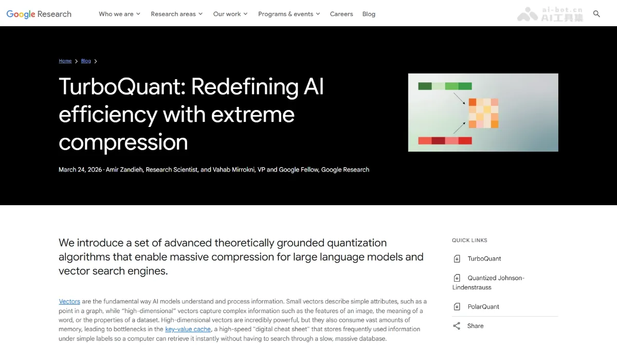 TurboQuant - Google's Vector Quantization Algorithm