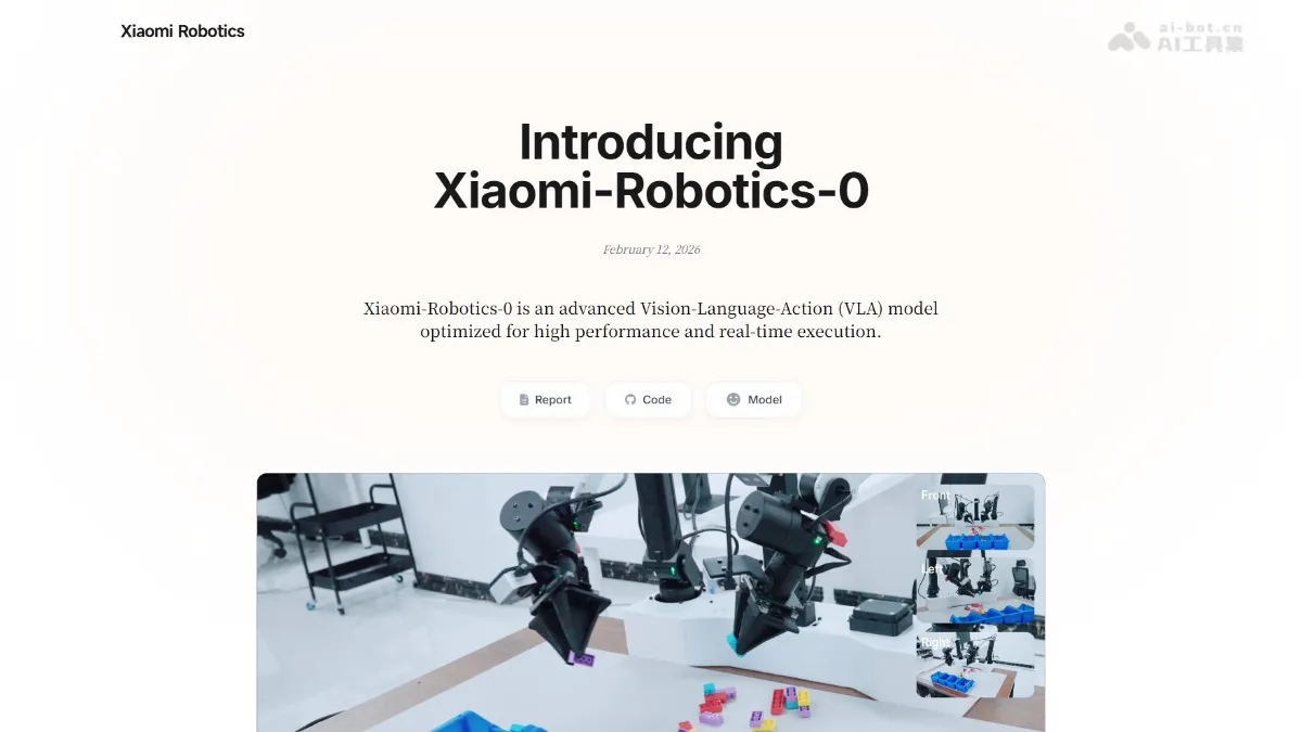 Xiaomi-Robotics-0 - Xiaomi's open-source VLA robot model